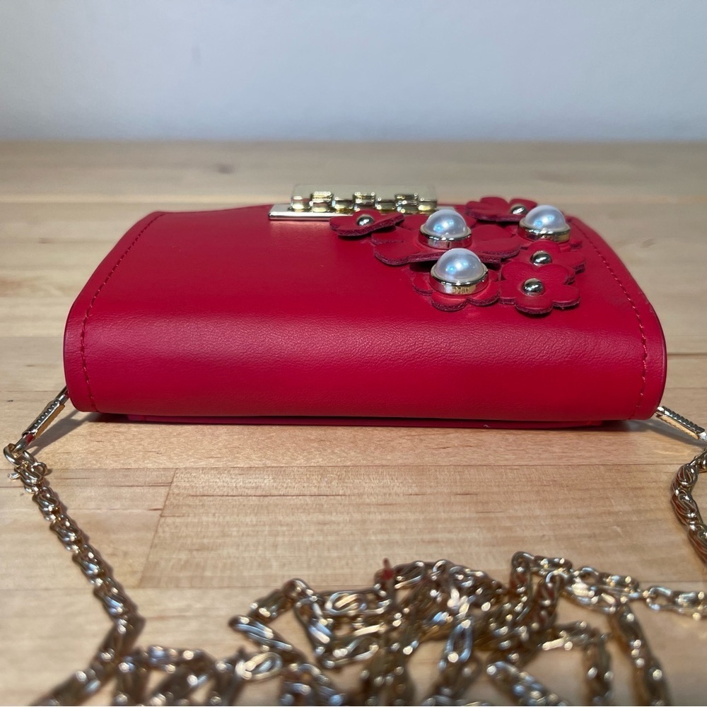 ZAC Zac Posen Eartha Leather Card Case Mini Crossbody Wallet on Chain - Picture 6 of 13